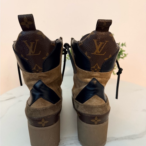 Louis Vuitton platform desert boot monogram - Picture 4 of 6